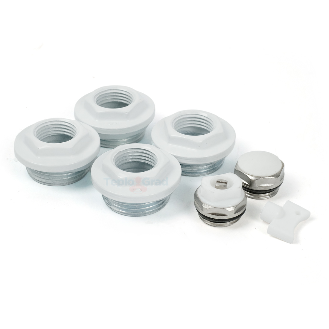 Комплект для подключения радиатора Valfex 1/2 без кронштейнов