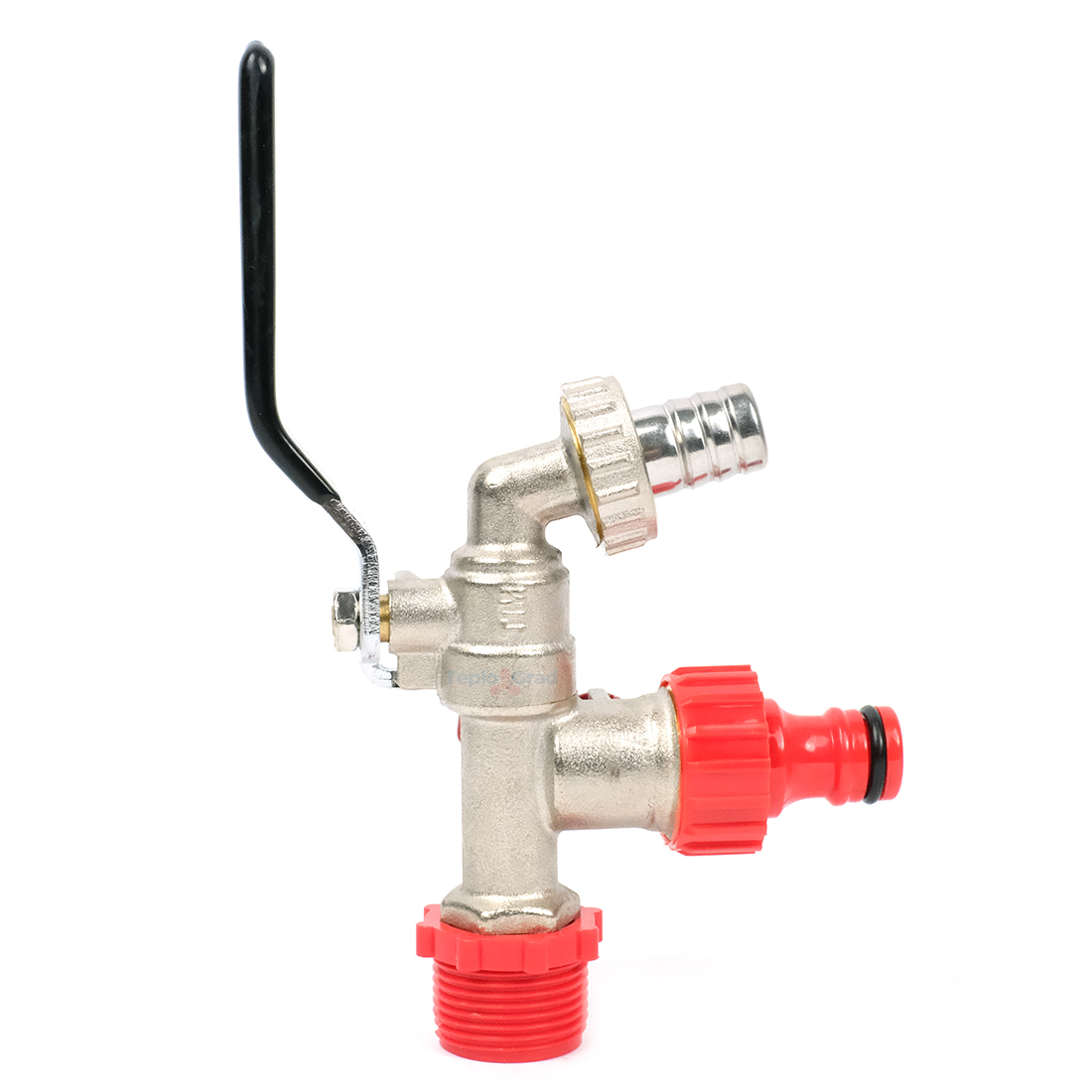 Кран шаровый водоразборный TIM 1/2 с выходом под быстросъем