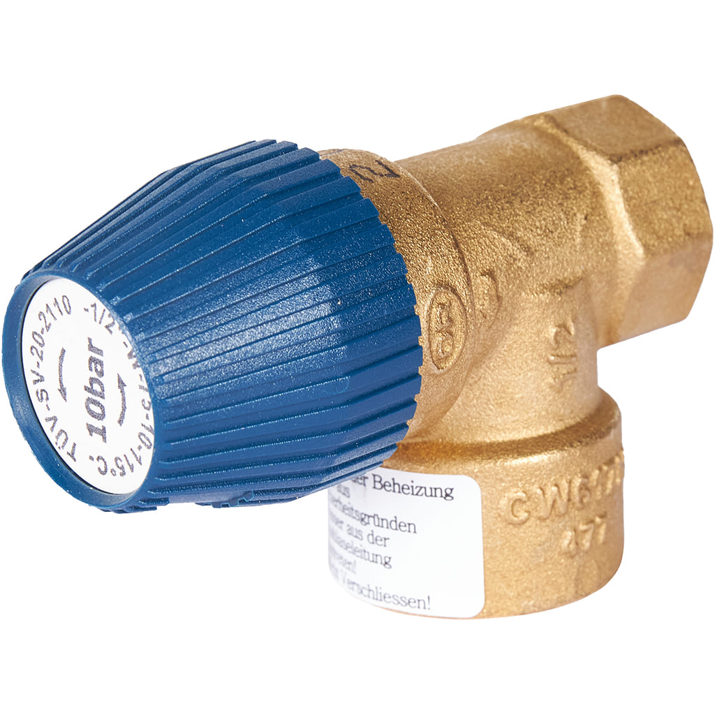 Предохранительный клапан Stout 10 бар 1/2x3/4 для систем водоснабжения