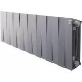 Биметаллический радиатор Royal Thermo PianoForte 300 Silver Satin 16 секций