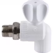 Угловой радиаторный кран Kalde 20х1/2