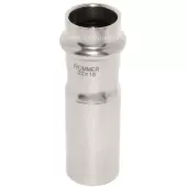 Муфта переходная однораструбная 54х42 Rommer из нержавеющей стали прессовой