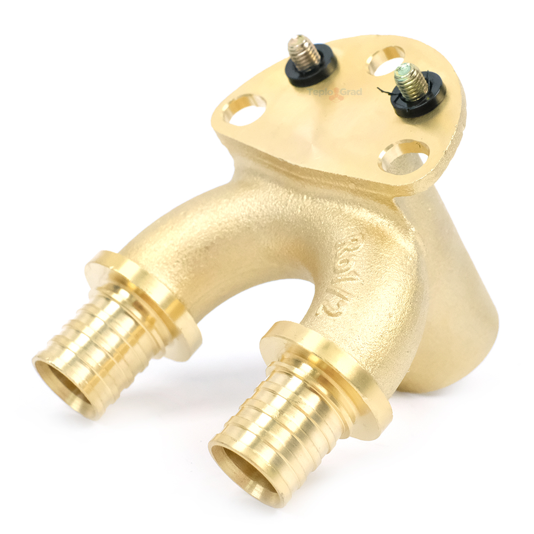 Уголок установочный TIM 20x1/2 проходной