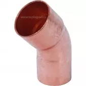 Отвод 45° 35 ВП-НП Sanha 5040, для медных труб под пайку 1504035