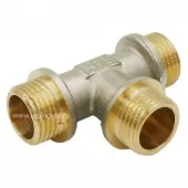 Тройник 3/4 НН никелированный TIM