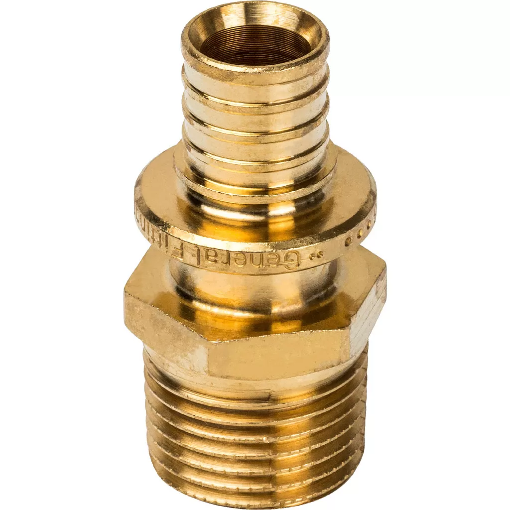 Переходник Stout НР 16x1/2 для труб из сшитого полиэтилена