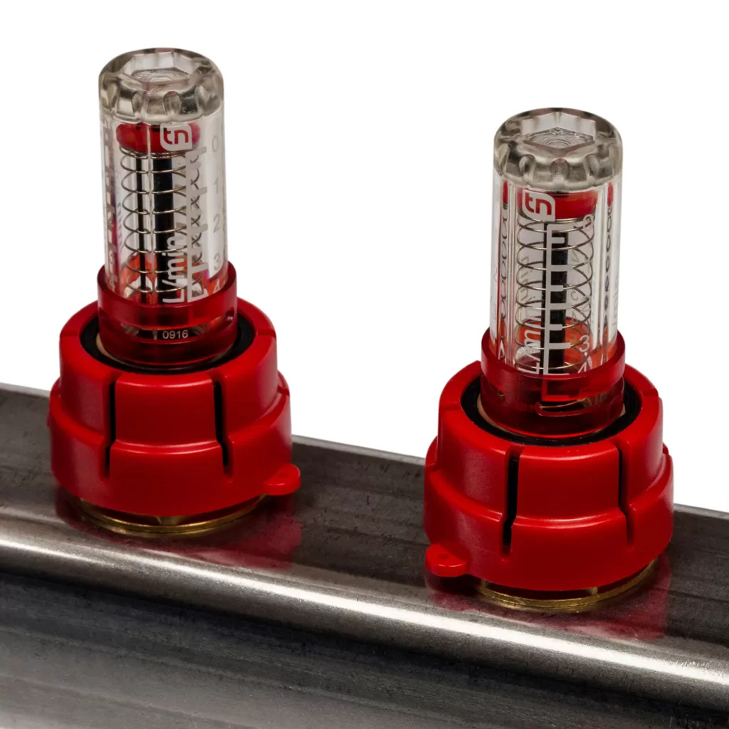 Коллектор Stout на 4 выхода из нержавеющей стали с расходомерами - SMS 0917 000004 Коллектор Stout на 4 выхода из нержавеющей стали с расходомерами - SMS 0917 000004