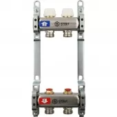 Коллектор Stout на 2 выхода из нержавеющей стали без расходомеров - SMS 0922 000002