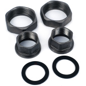 Комплект присоединительных гаек 1 1/4" (DN 32) чугун Hoobs