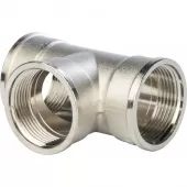 Тройник 1 1/4 ВВ никелированный Stout