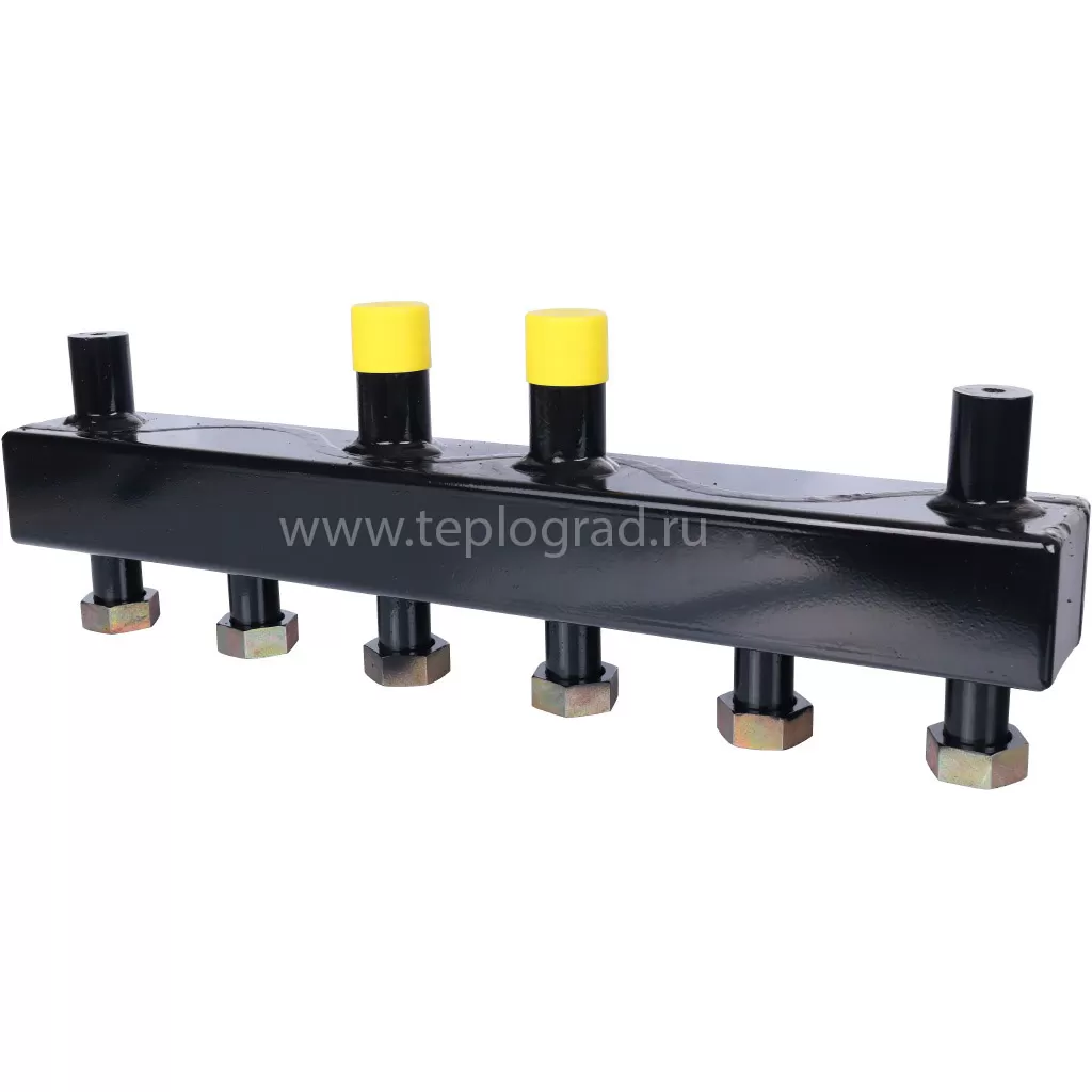 Стальной распределительный коллектор Stout на 3 отопительных контура DN20