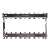 Коллектор из нержавеющей стали Rommer без расходомеров 9 выходов