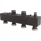 Распределительный коллектор Rommer с накидными гайками 1 1/2 на 2 контура