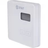 Проводной комнатный регулятор Stout R-9b, белый