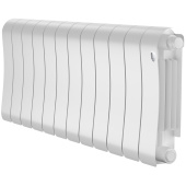 Биметаллический радиатор Royal Thermo Infinity 300 Bianco Traffico VR80 12 секций с нижним подключением