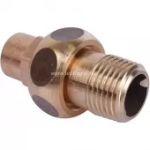 Сгон 15x1/2 ВП-НР Sanha 4341g самоуплотняющийся, бронза 143411512