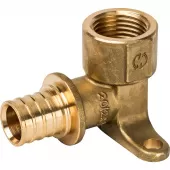 Угольник Stout с настенным креплением 20x1/2 для труб из сшитого полиэтилена