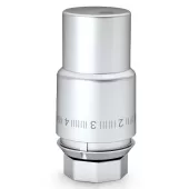 Термостатическая головка Royal Thermo Design PRO М30x1,5 матовый хром