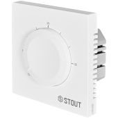 Комнатный термостат STOUT STE-2001 3А белый с датчиком теплого пола