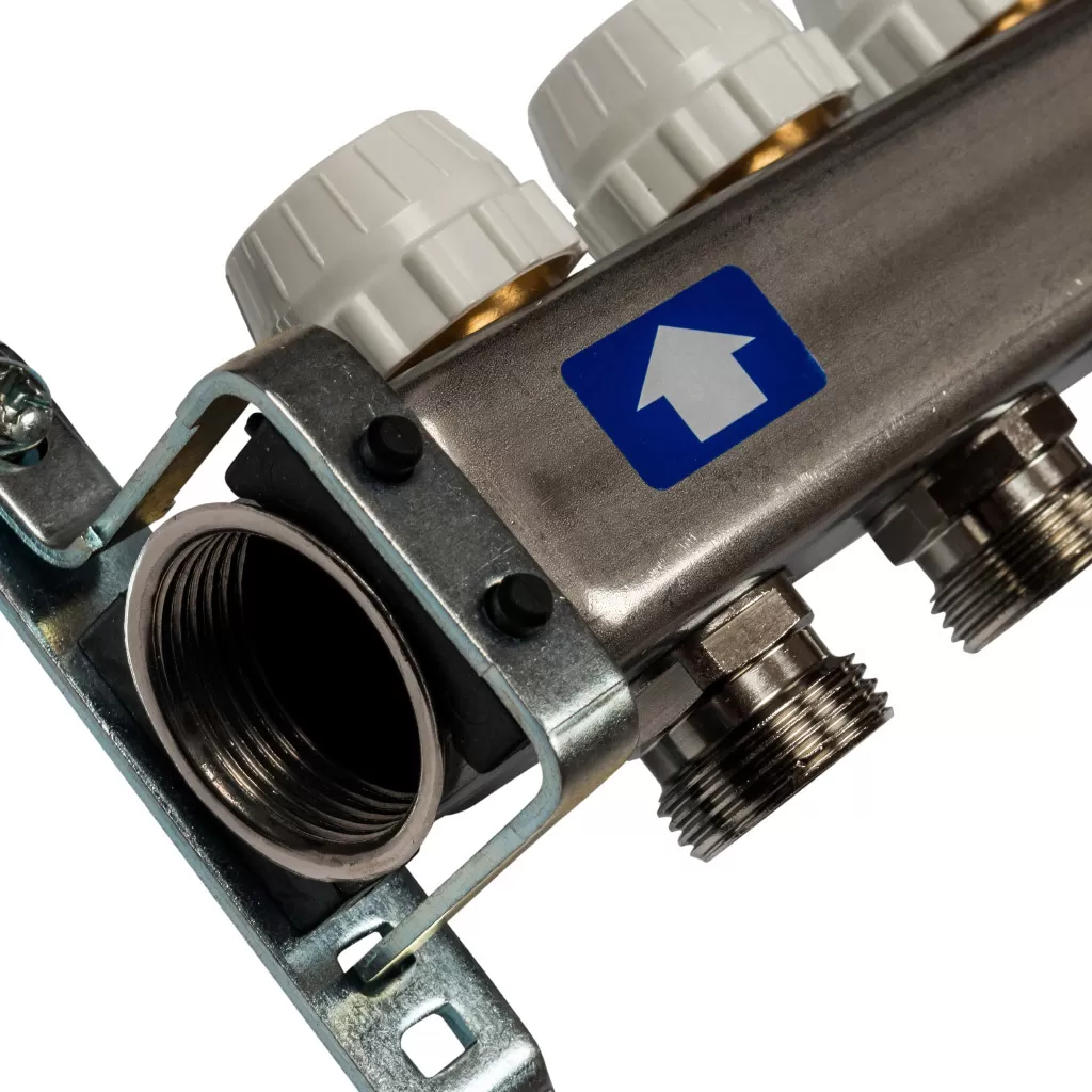 Коллектор Stout на 7 выходов из нержавеющей стали без расходомеров - SMS 0922 000007