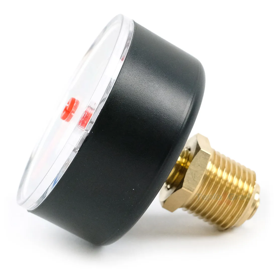 Термоманометр аксиальный TIM, корпус 63 мм, диапазон 0-6 бар, подключение 1/2 Y-63T-6