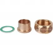 Разъемное соединение 22x1 ВП Sanha 4359g, бронза 14359221