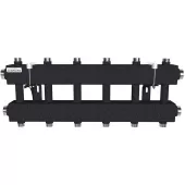 Распределительный коллектор Gidruss MK-150-6DUx25 (150 кВт, 2 магистр. подкл. G 1 1/2, 3 конт. G 1 вверх и 3 вниз)