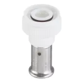 Пресс соединение с накидной гайкой Henco 20x3/4 евроконус белая