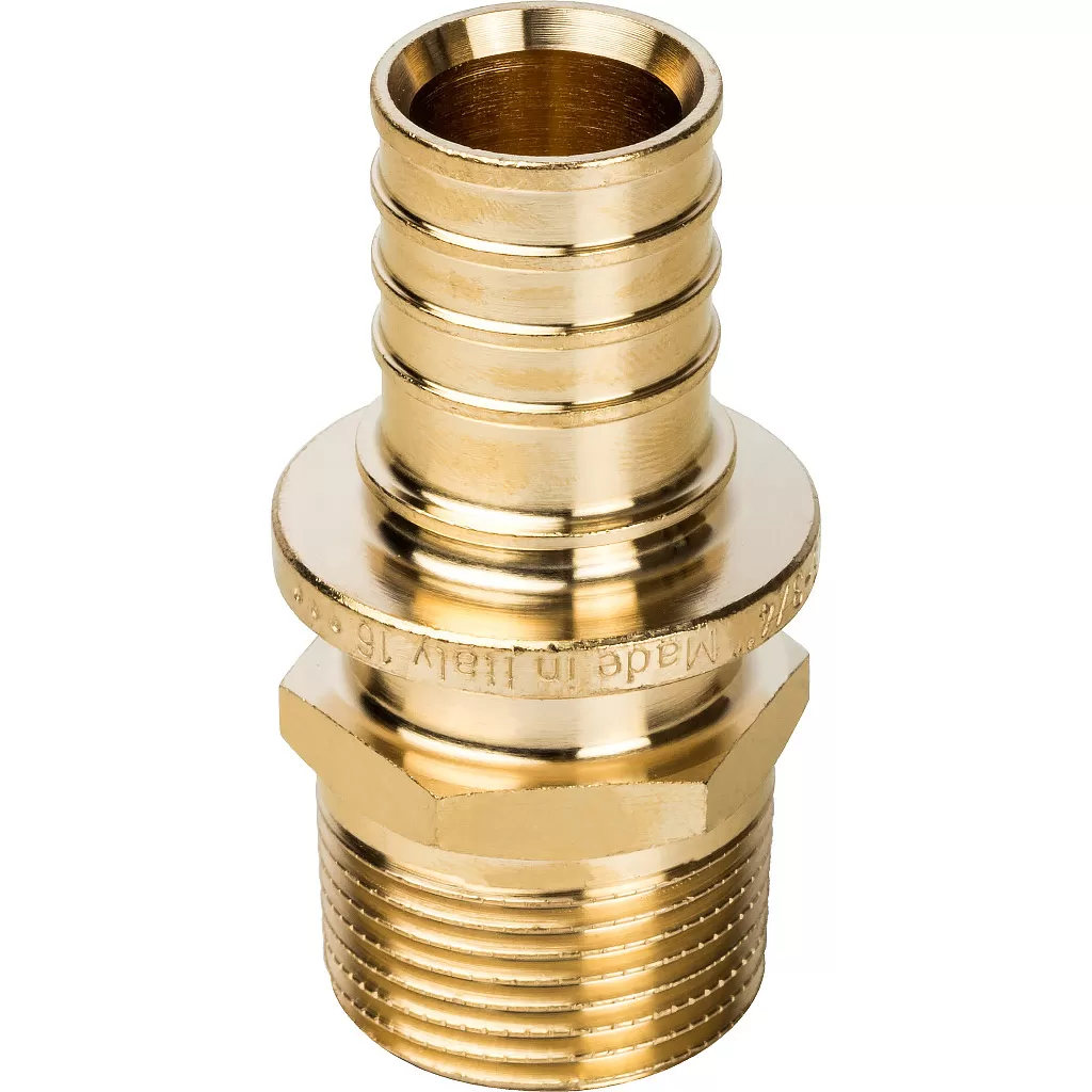 Переходник Stout НР 25x3/4 для труб из сшитого полиэтилена