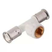 Пресс тройник Henco ВР 20x1/2x20 белый