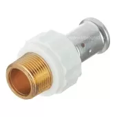 Пресс соединение Henco НР 20x3/4 белое Пресс соединение Henco НР 20x3/4 белое