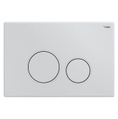 Панель смыва РЕХАУ Nova ORB 001 с круглыми клавишами, белая, глянцевая