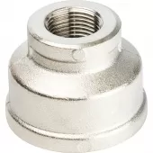 Муфта переходная 1x3/8 ВВ никелированная Stout