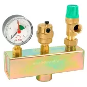 Группа безопасности котла Uni-fitt 1 до 50кВт 3 бар