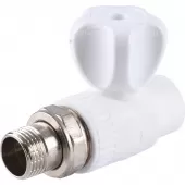 Прямой радиаторный кран Kalde 20х1/2