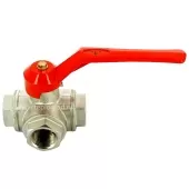 Шаровой кран трехходовой Itap 128 1 тип L