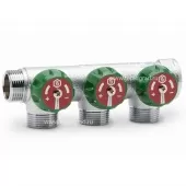 Коллектор регулирующий Stout 3/4, 3 отвода 1/2 Коллектор регулирующий Stout 3/4, 3 отвода 1/2