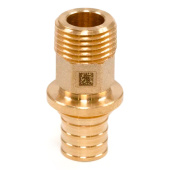 Переходник с наружной резьбой РЕХАУ MX 16x1/2 латунь Переходник с наружной резьбой РЕХАУ MX 16x1/2 латунь