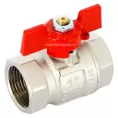 Кран шаровой Uni-fitt Etalon ВВ 1, ручка бабочка