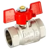 Кран шаровой Uni-fitt Etalon ВВ 3/4, ручка бабочка