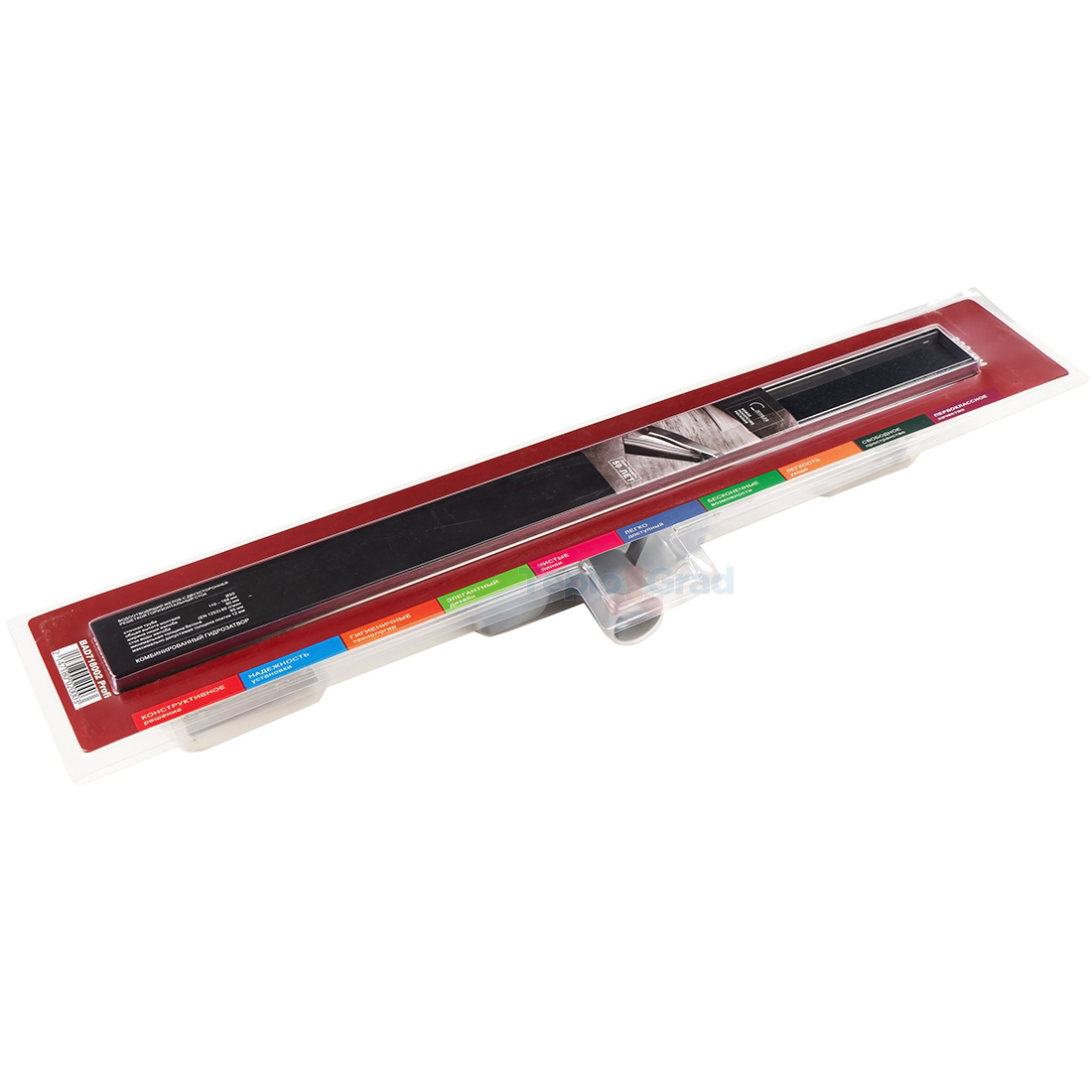 Душевой лоток TIM с двухсторонней решеткой (полная или под плитку) 70*700мм Душевой лоток TIM с двухсторонней решеткой (полная или под плитку) 70*700мм