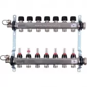 Коллектор Uponor Smart S на 7 выходов с расходомерами Коллектор Uponor Smart S на 7 выходов с расходомерами