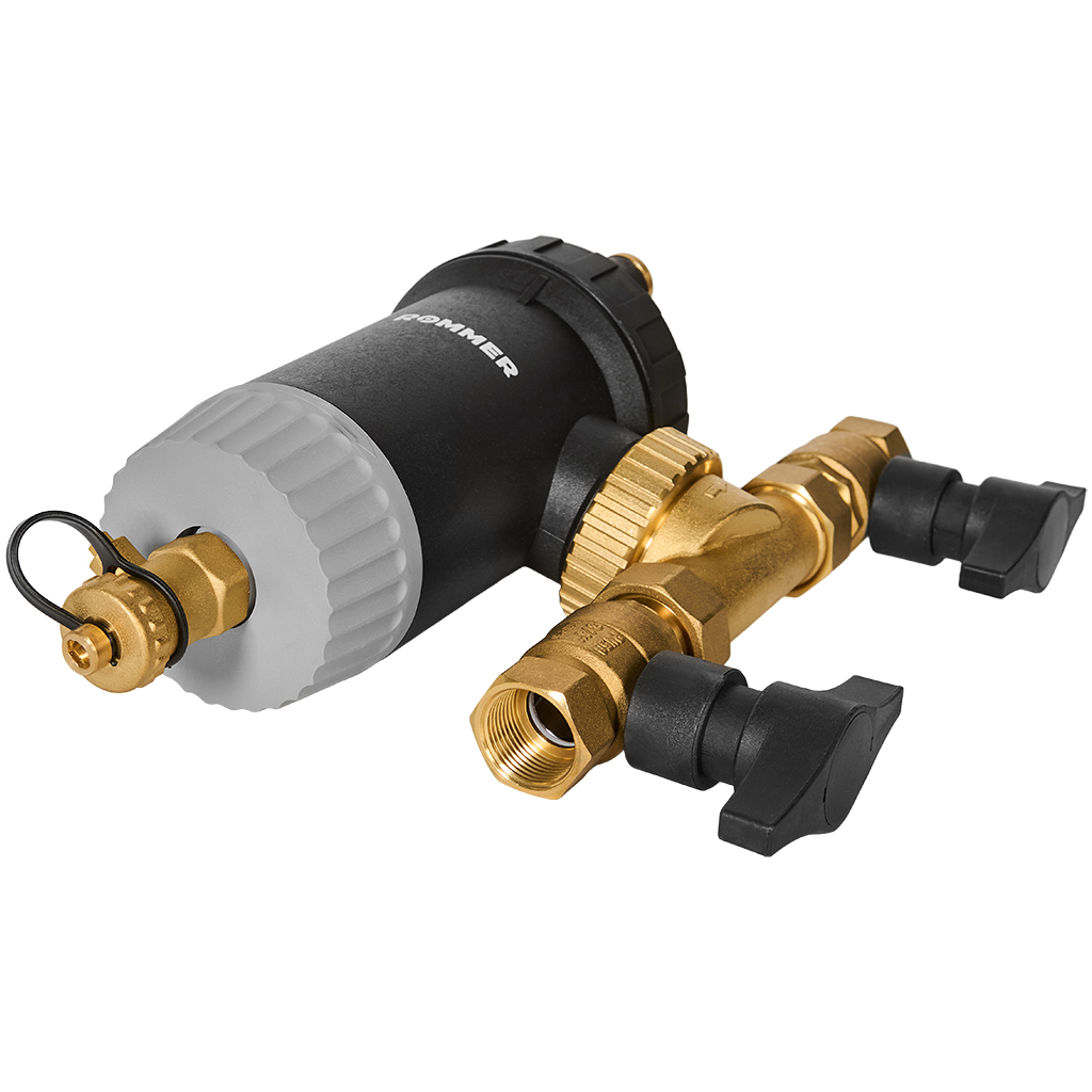 Сепаратор грязи (шлама) поворотный Rommer ВР 3/4 с щетками