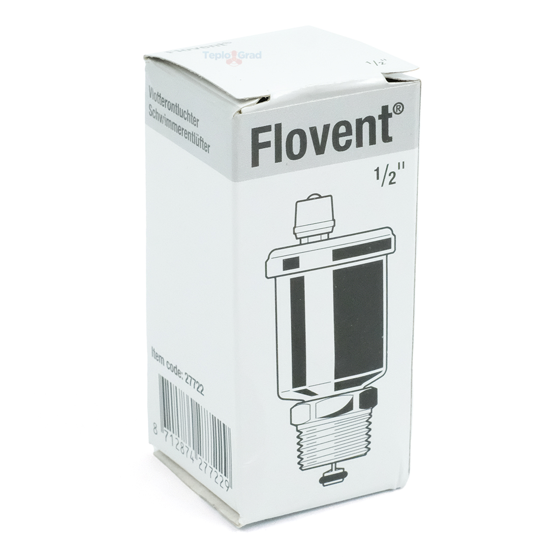 Автоматический воздухоотводчик Flamco Flovent 1/2 с отсечным клапаном