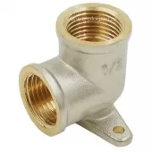 Уголок установочный 1/2 ВВ никелированный TIM