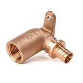 Угольник настенный РЕХАУ RX+ 16x1/2 с длинным патрубком, бронза Угольник настенный РЕХАУ RX+ 16x1/2 с длинным патрубком, бронза