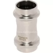 Муфта 18 Rommer из нержавеющей стали прессовой