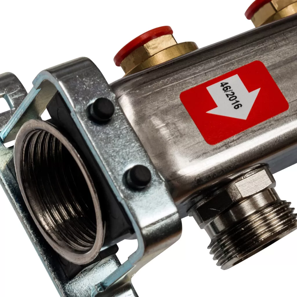 Коллектор Stout на 5 выходов из нержавеющей стали без расходомеров - SMS 0922 000005