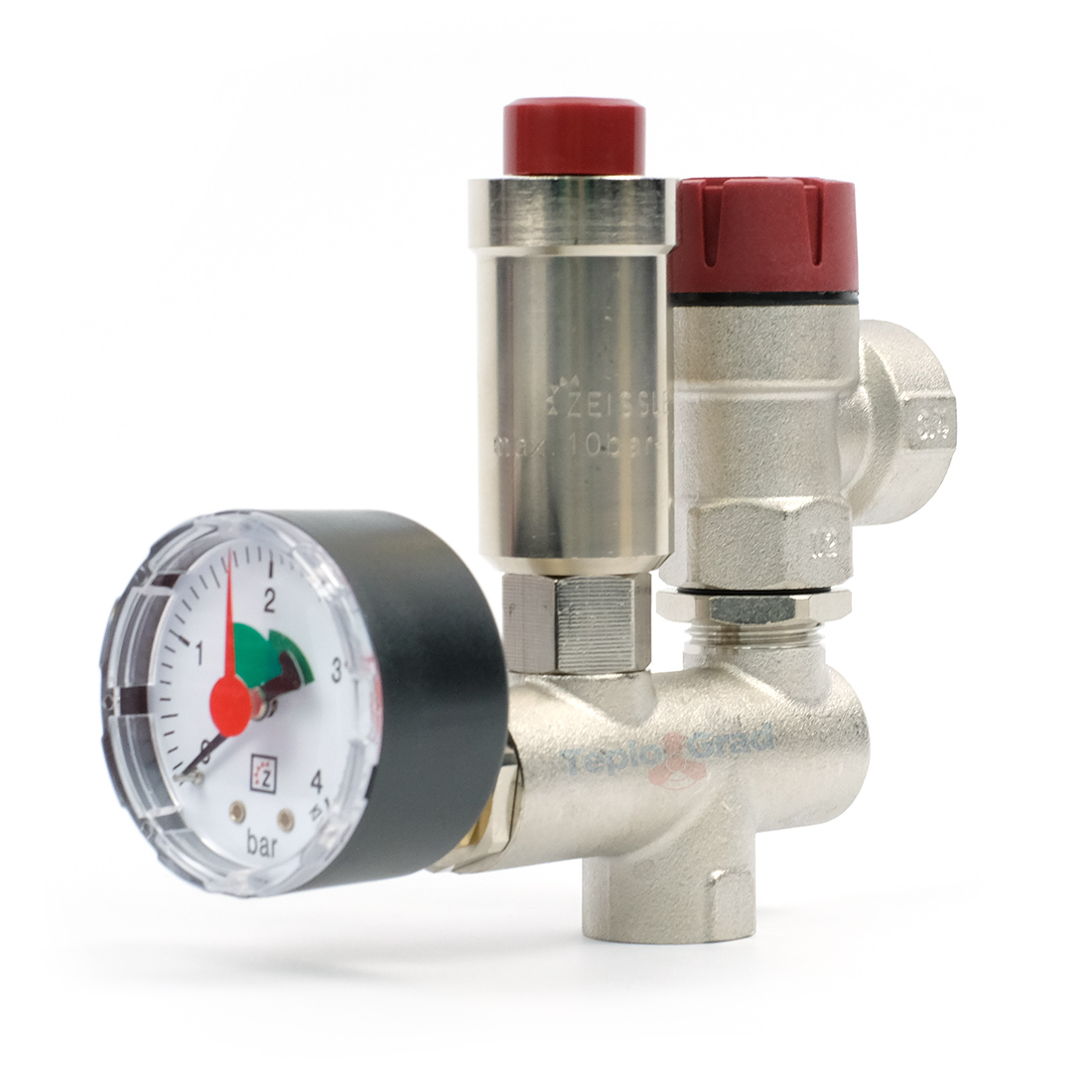 Группа безопасности котла Zeissler 1/2 до 50 кВт с теплоизоляцией