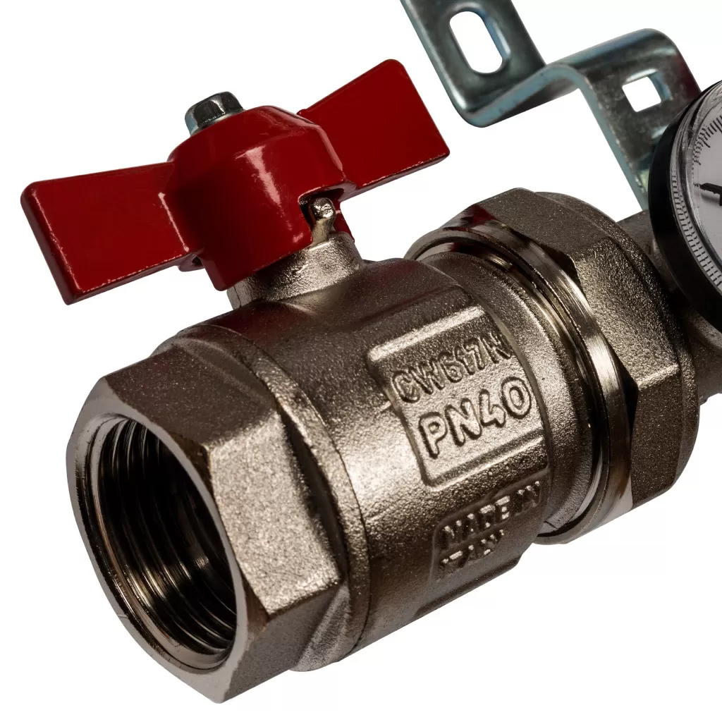 Коллектор из нержавеющей стали Stout в сборе с расходомерами 9 выходов Коллектор из нержавеющей стали Stout в сборе с расходомерами 9 выходов